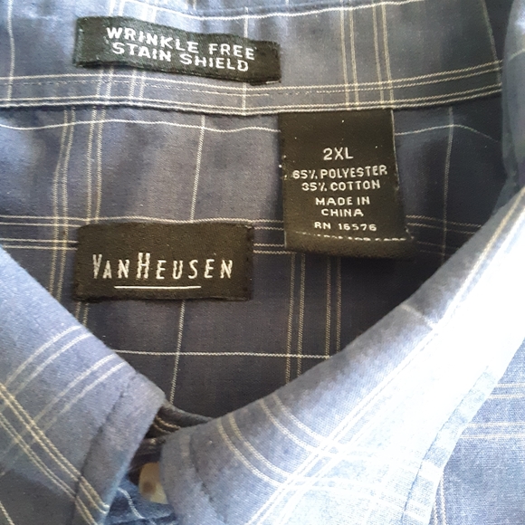 Van Huesen men's short sleeve shirt. 2 XL - Picture 2 of 5